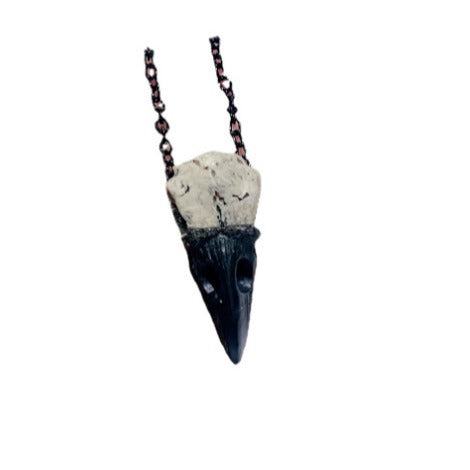 Wholesale Punk Crow Skull Necklace